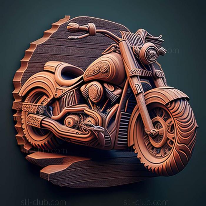 3D мадэль Harley Davidson Fat Boy (STL)